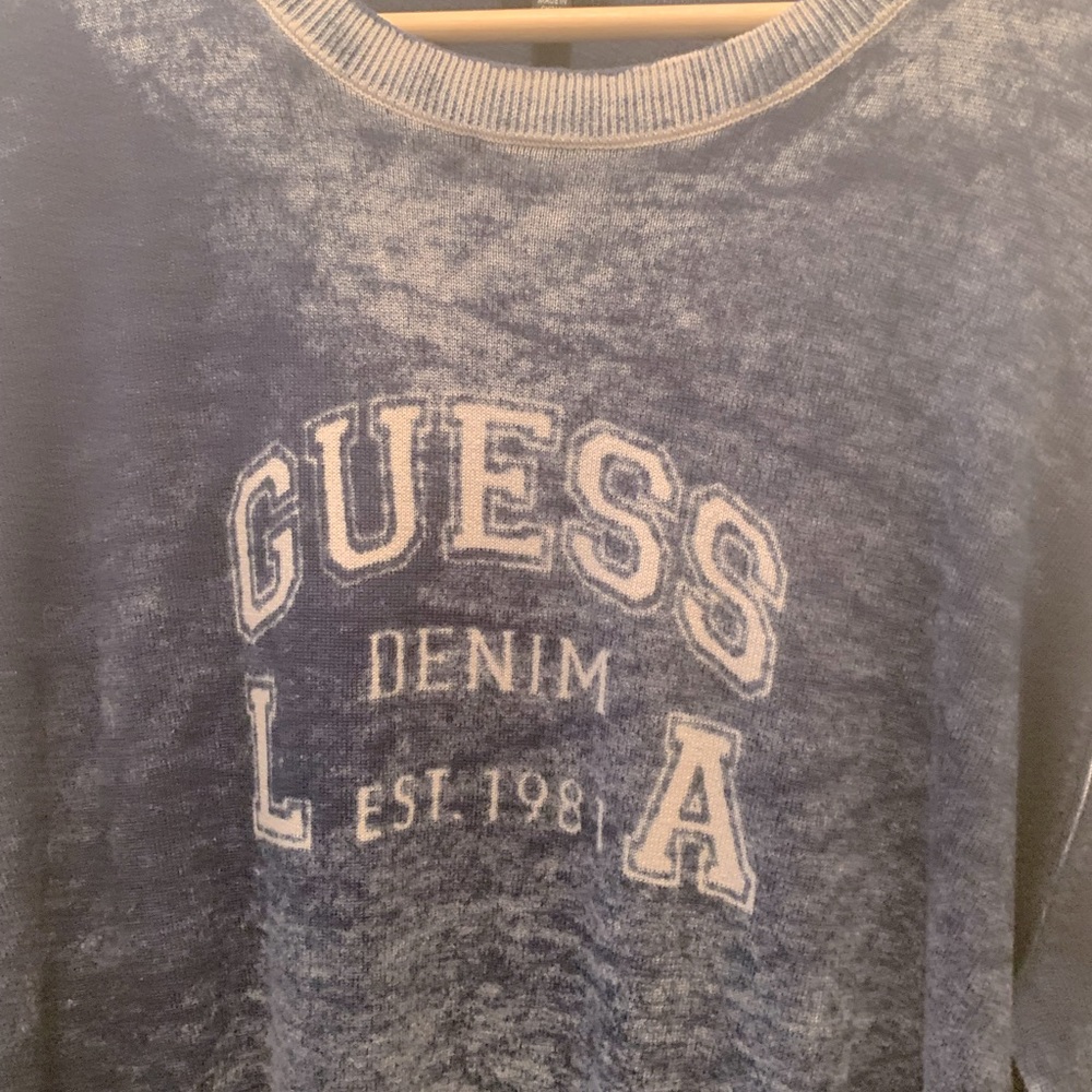 Guess denim Long Sleeve XL light sweater